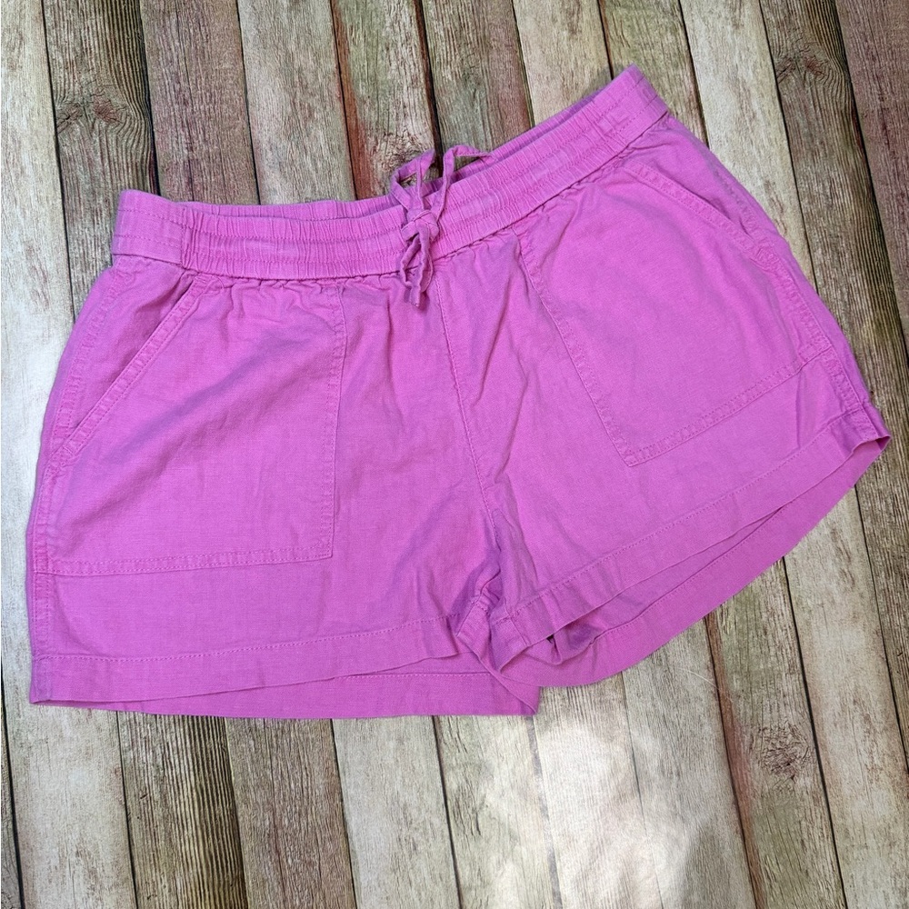 J. Crew Bright Pink Drawstring Athletic Shorts